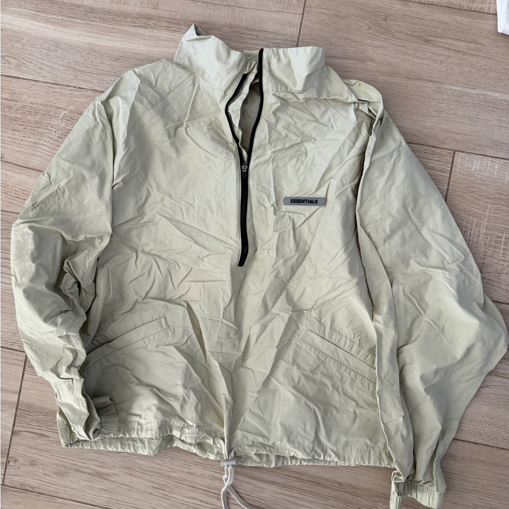 Essentials Light Tan Windbreaker - image 1